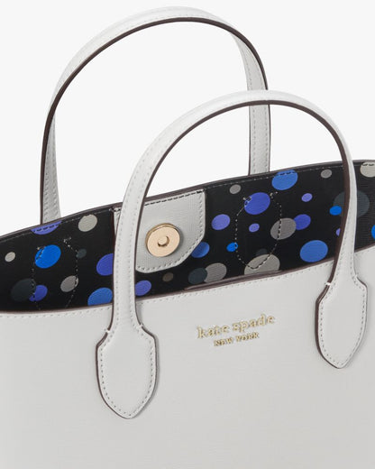 KateSpade Bleecker Space Dot Medium Crossbody Tote Stone Path