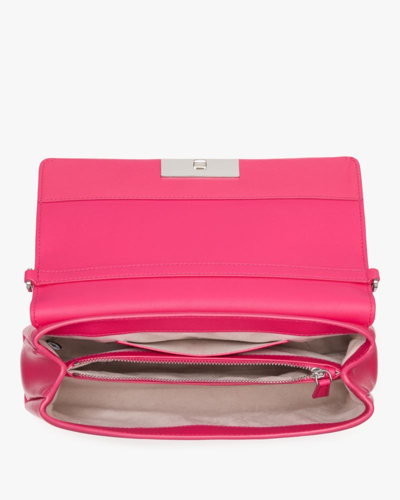 KateSpade Grace Embellished Lock Clutch Rosehip