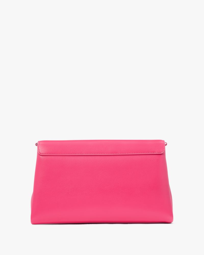 KateSpade Grace Embellished Lock Clutch Rosehip