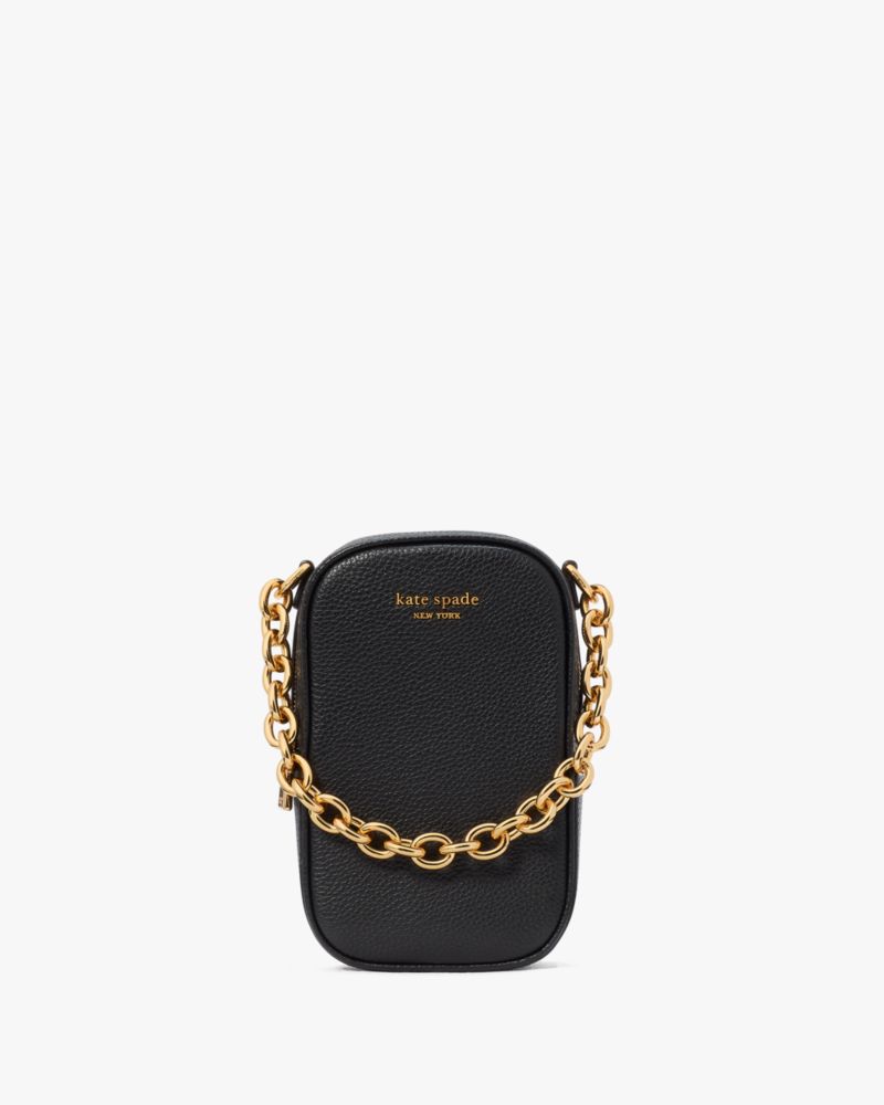 KateSpade Jolie Chain Phone Crossbody Black