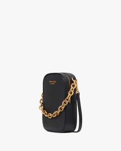KateSpade Jolie Chain Phone Crossbody Black