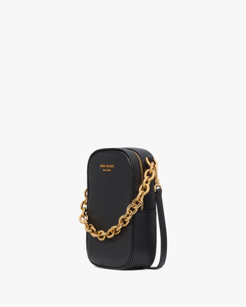 KateSpade Jolie Chain Phone Crossbody Black