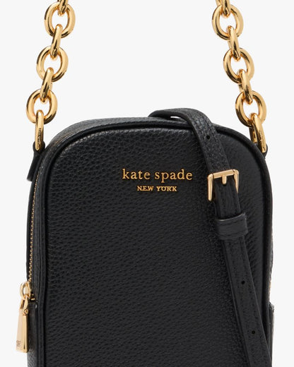 KateSpade Jolie Chain Phone Crossbody Black