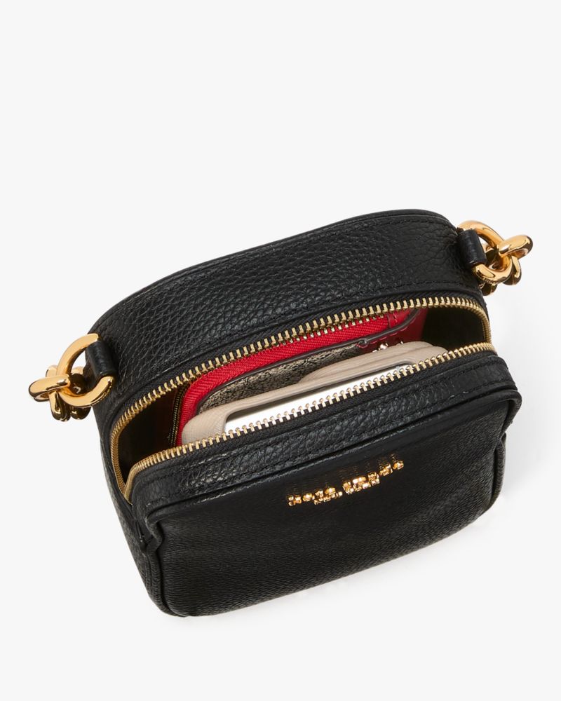 KateSpade Jolie Chain Phone Crossbody Black