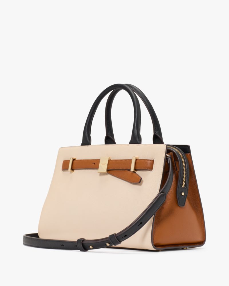 KateSpade Deco Colorblocked Medium Satchel Milk Glass Multi