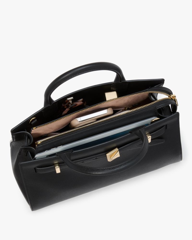 KateSpade Deco Colorblocked Medium Satchel Milk Glass Multi