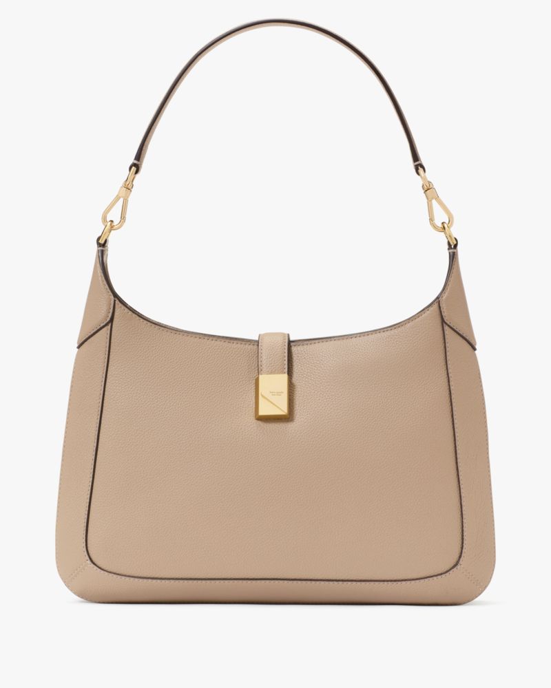 KateSpade Deco Hobo Bag Timeless Taupe