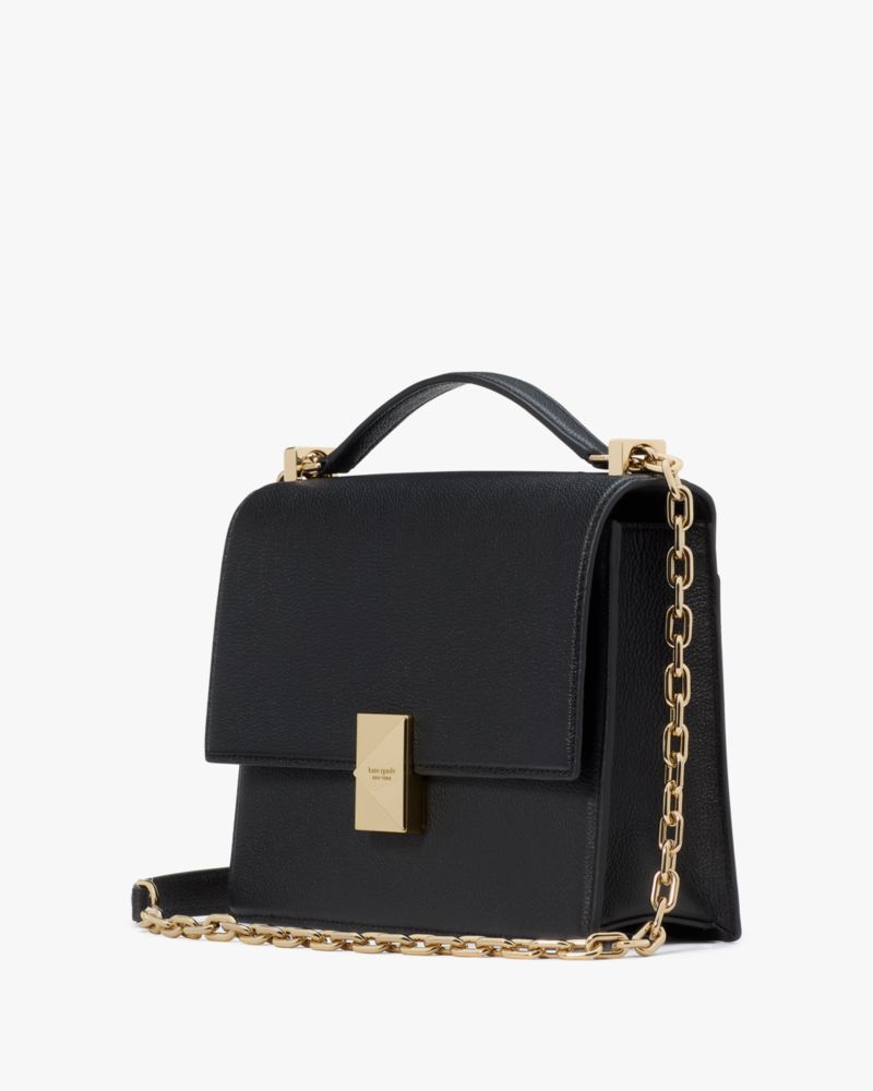 KateSpade Deco Chain Shoulder Bag Black