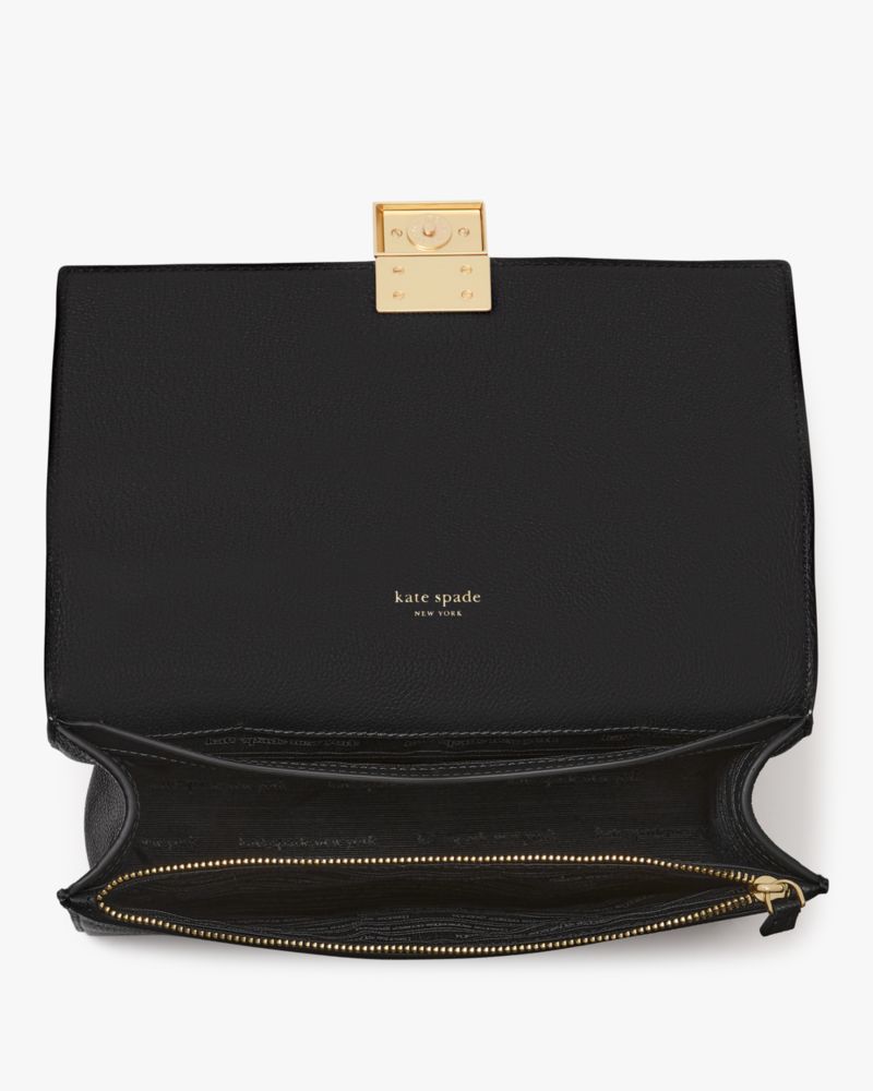 KateSpade Deco Chain Shoulder Bag Black