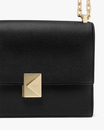 KateSpade Deco Chain Shoulder Bag Black