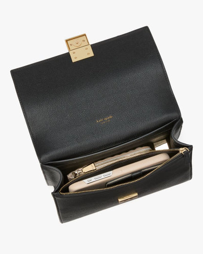 KateSpade Deco Chain Shoulder Bag Black