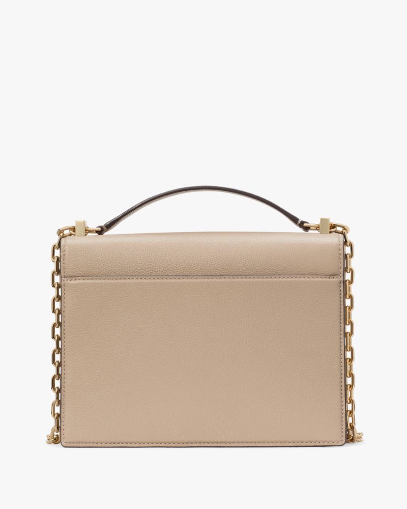 KateSpade Deco Chain Shoulder Bag Timeless Taupe