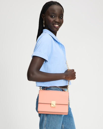 KateSpade Deco Chain Shoulder Bag Apricot Cream