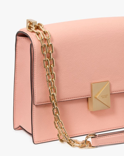 KateSpade Deco Chain Shoulder Bag Apricot Cream