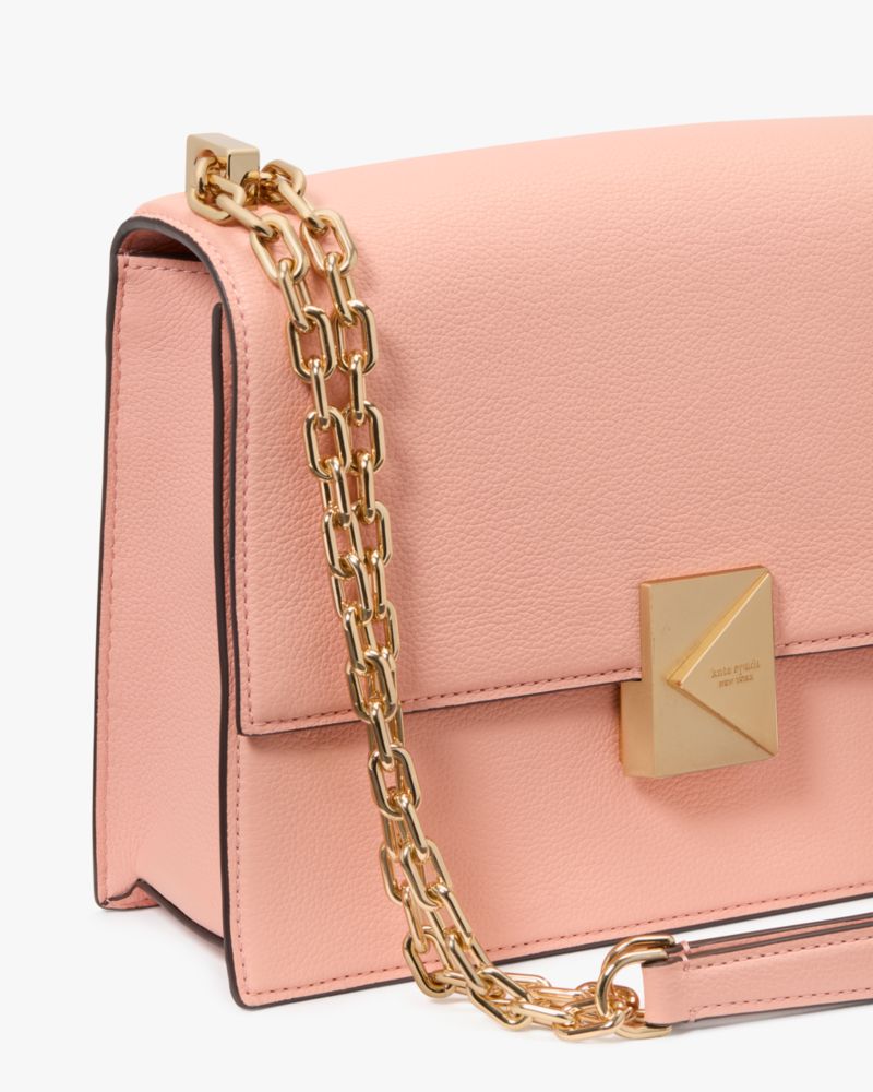 KateSpade Deco Chain Shoulder Bag Apricot Cream