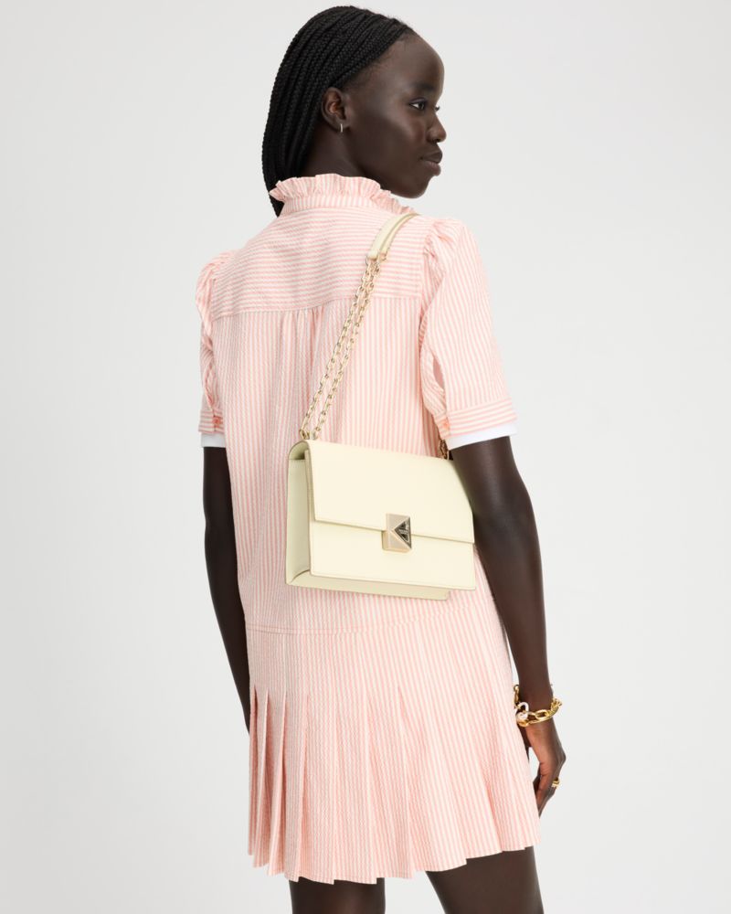 KateSpade Deco Chain Shoulder Bag Sweet Cream