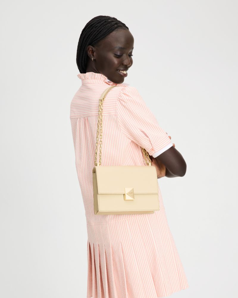 KateSpade Deco Chain Shoulder Bag Sweet Cream