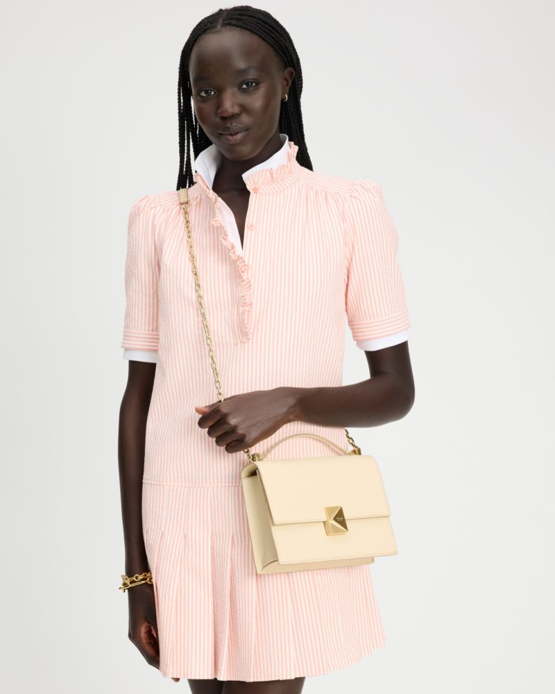 KateSpade Deco Chain Shoulder Bag Sweet Cream