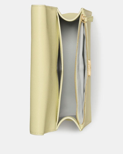 KateSpade Deco Chain Shoulder Bag Pale Citron