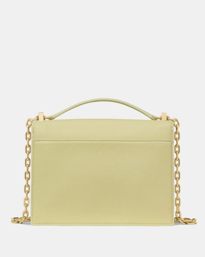 KateSpade Deco Chain Shoulder Bag Pale Citron