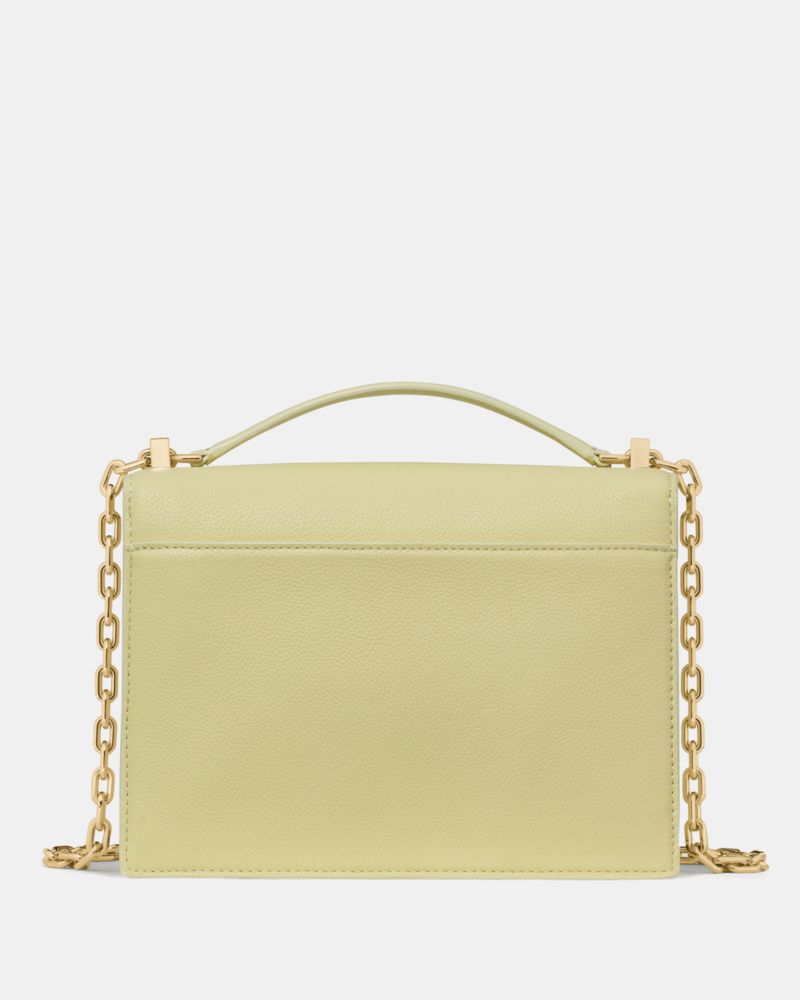 KateSpade Deco Chain Shoulder Bag Pale Citron