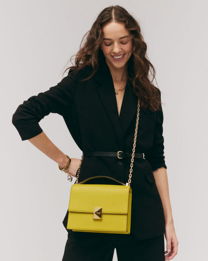 KateSpade Deco Chain Shoulder Bag Tigers Eye