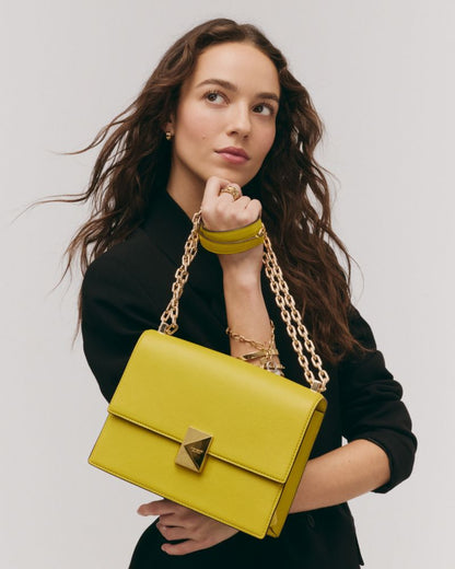 KateSpade Deco Chain Shoulder Bag Tigers Eye