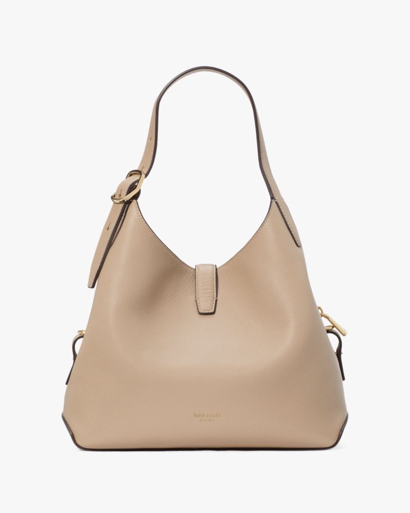 KateSpade Deco Crossbody Tote Bag Timeless Taupe