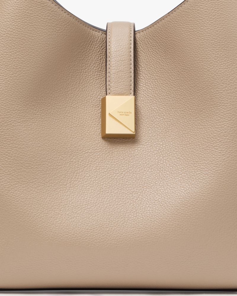 KateSpade Deco Crossbody Tote Bag Timeless Taupe
