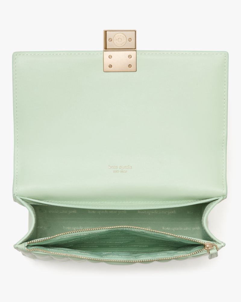 KateSpade Deco Quilted Chain Shoulder Bag Pistachio Ice