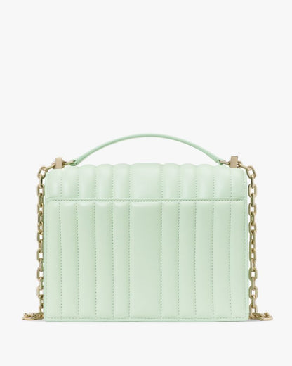 KateSpade Deco Quilted Chain Shoulder Bag Pistachio Ice