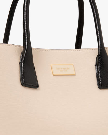 KateSpade Serena Colorblocked Satchel Milk Glass Multi