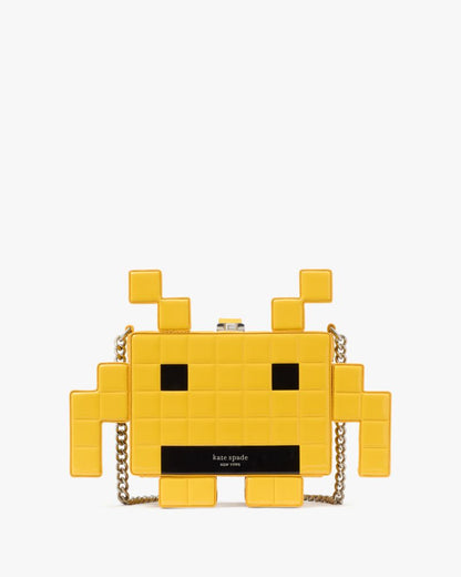 KateSpade Space Invaders X Kate Spade New York Patent 3d Alien Crossbody Yellow Multi