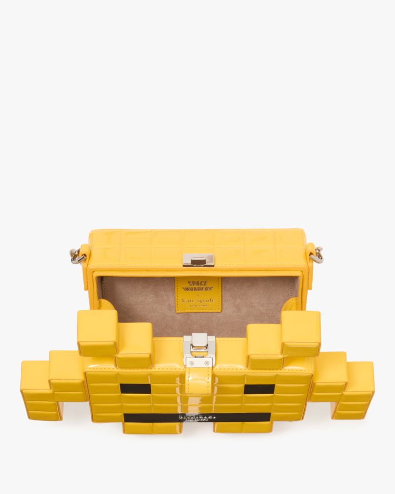 KateSpade Space Invaders X Kate Spade New York Patent 3d Alien Crossbody Yellow Multi