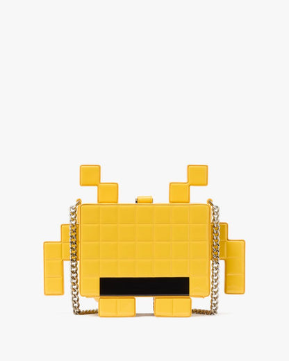 KateSpade Space Invaders X Kate Spade New York Patent 3d Alien Crossbody Yellow Multi