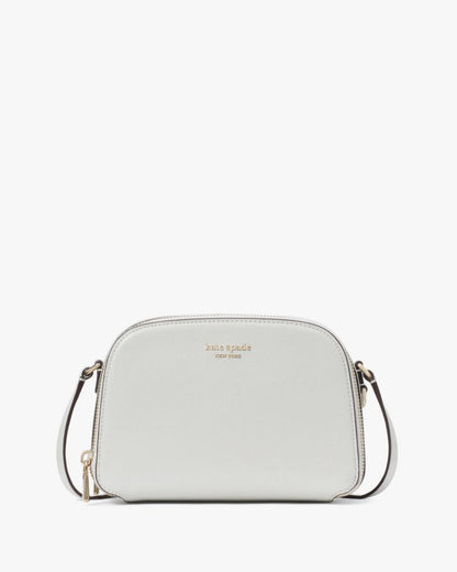 KateSpade Devin Double Zip Dome Crossbody Stone Path