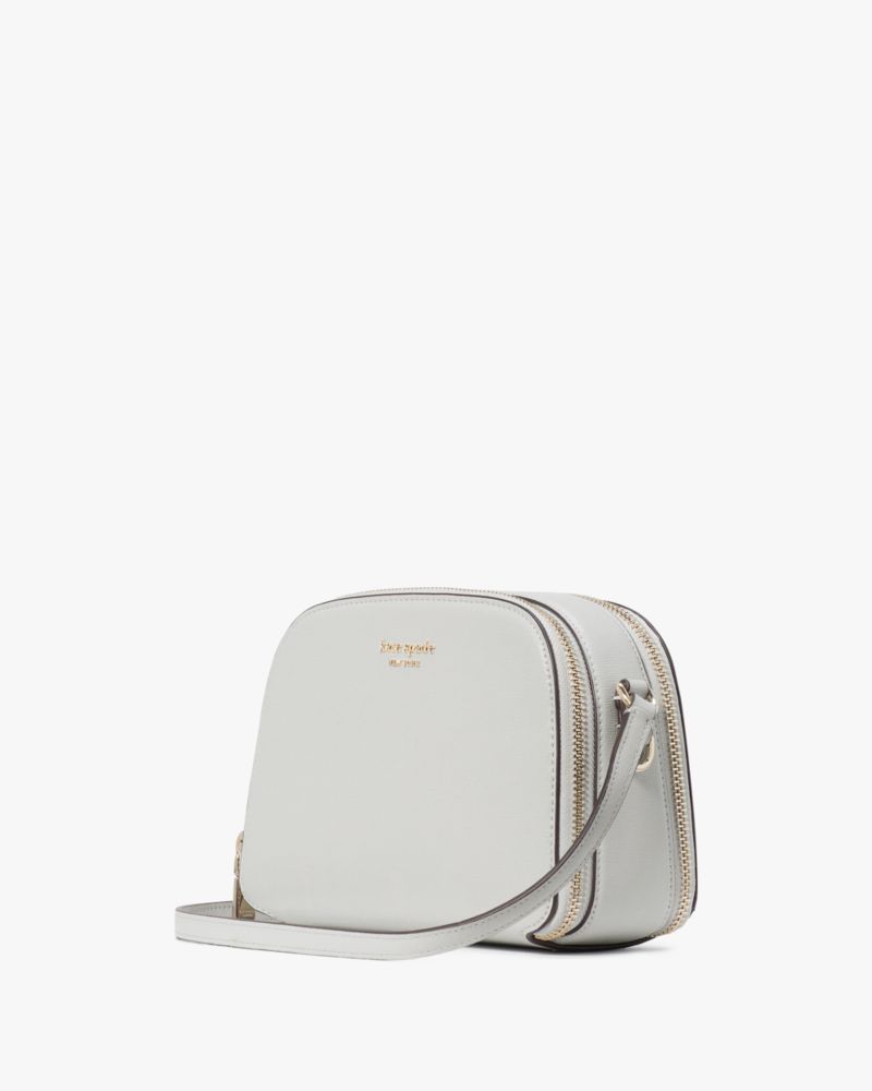 KateSpade Devin Double Zip Dome Crossbody Stone Path