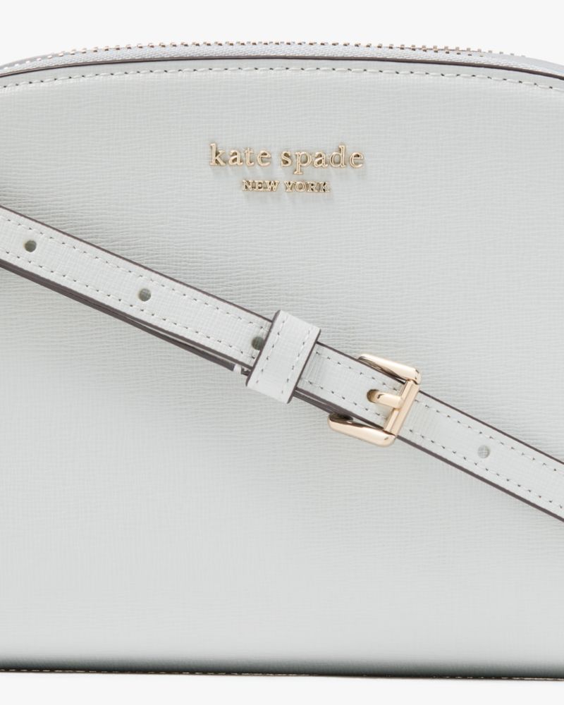 KateSpade Devin Double Zip Dome Crossbody Stone Path