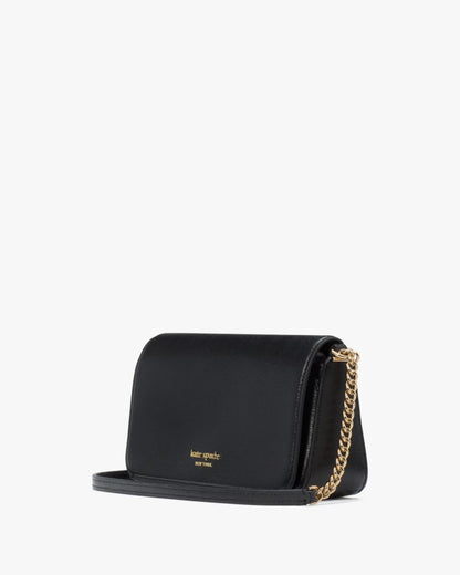 KateSpade Devin Flap Chain Wallet Black