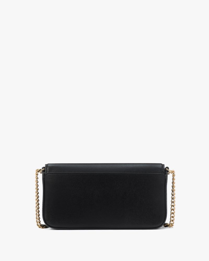 KateSpade Devin Flap Chain Wallet Black