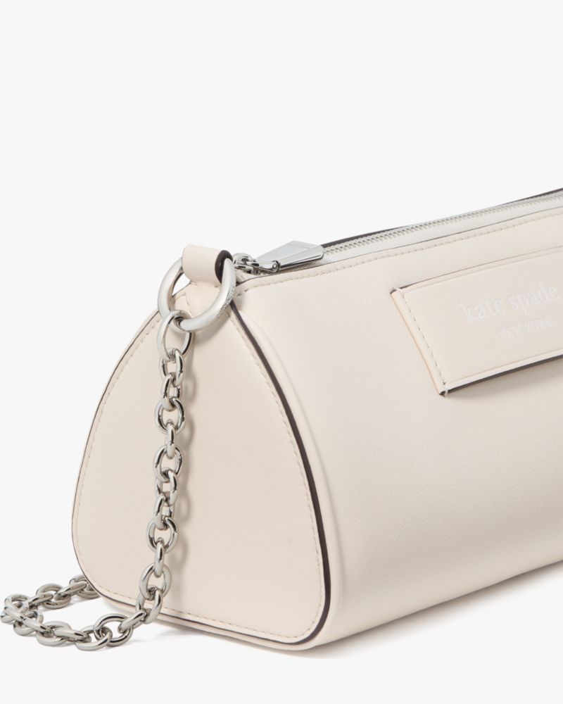 KateSpade Label Pochette Parchment