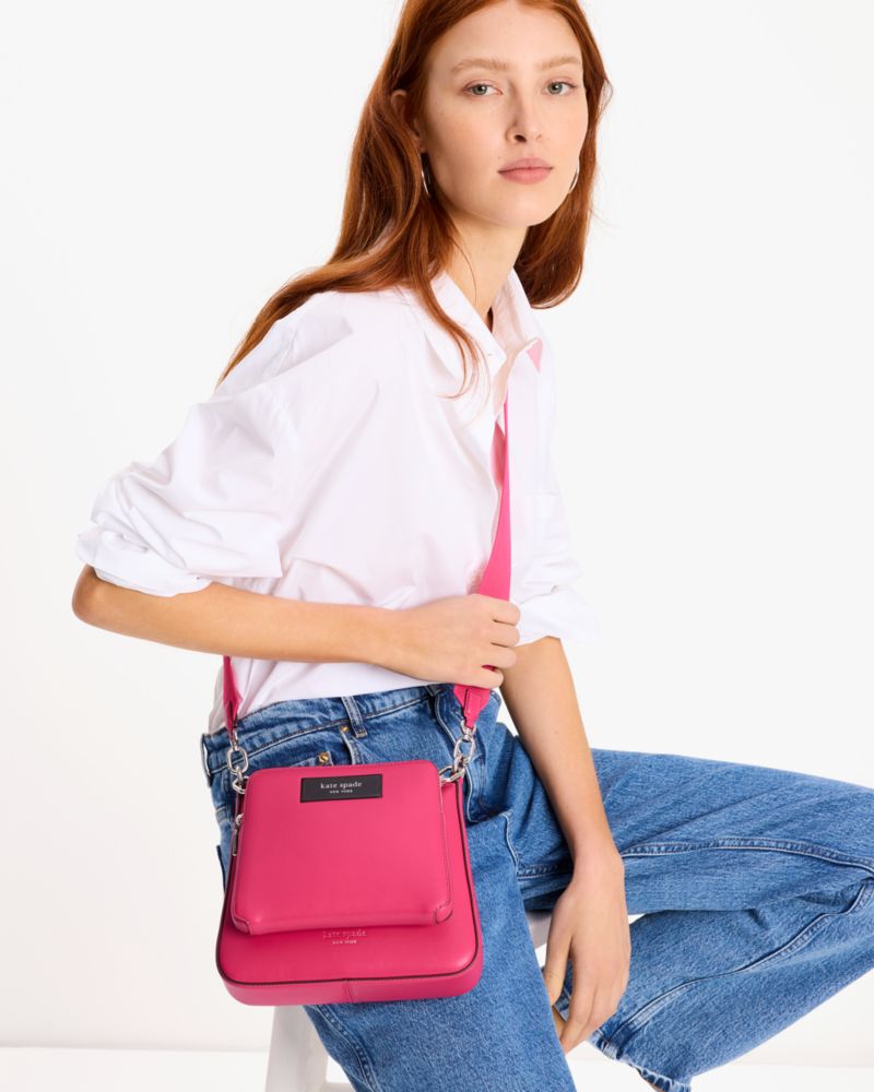 KateSpade Label 3 in 1 Crossbody Rosehip