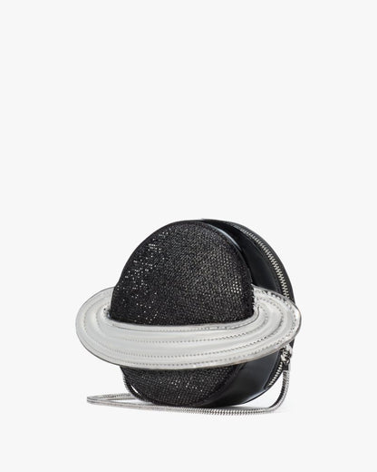 KateSpade Spaced Out Embellished Metallic Micro Crossbody Black Multi