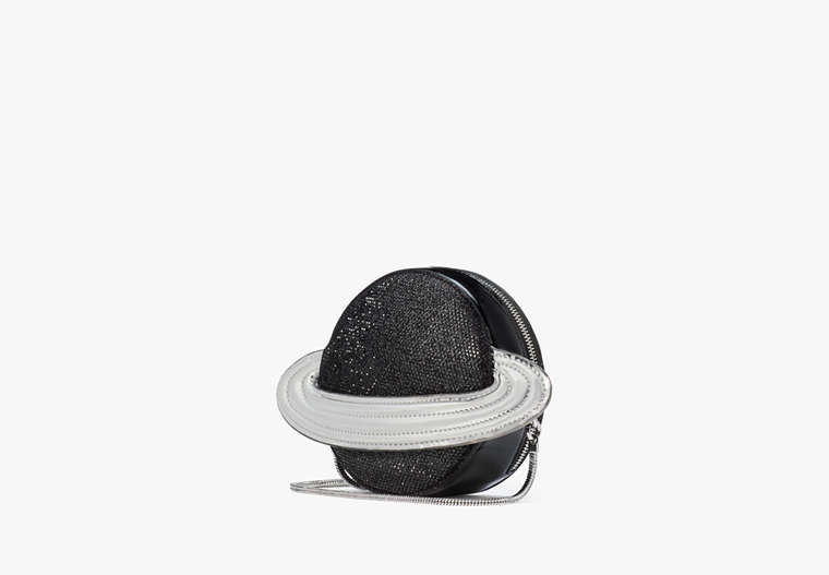 Spaced Out Embellished Metallic Micro Crossbody Black Multi Black Multi