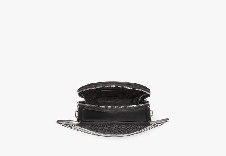 Spaced Out Embellished Metallic Micro Crossbody Black Multi Black Multi