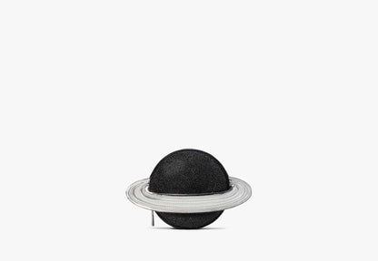 Spaced Out Embellished Metallic Micro Crossbody Black Multi Black Multi