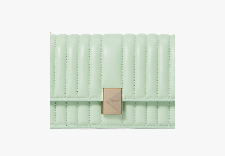 Deco Quilted Mini Flap Chain Crossbody Pistachio Ice Pistachio Ice