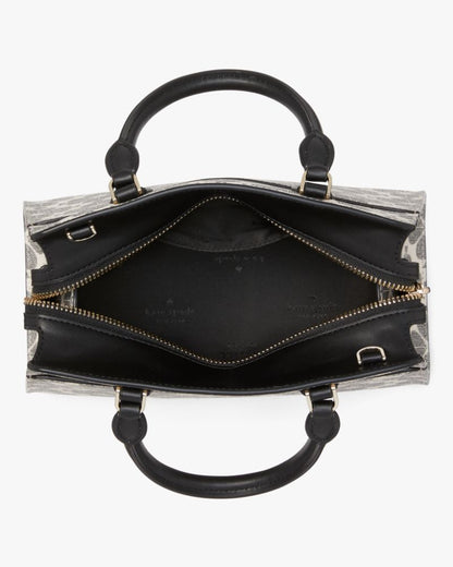 KateSpade Signature Spade Flower Small Satchel Black Multi