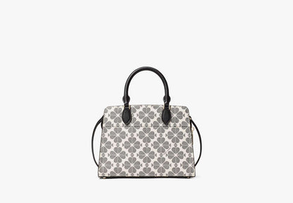 Signature Spade Flower Small Satchel Black Multi Black Multi