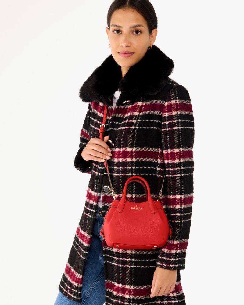 KateSpade Dumpling Mini Satchel Tomato Slice